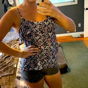 American Eagle Flowy Floral Tank